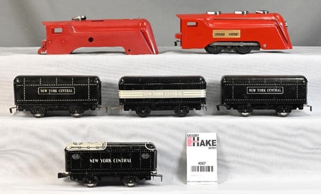 Lot of Marx Steam Locomotives and Tenders