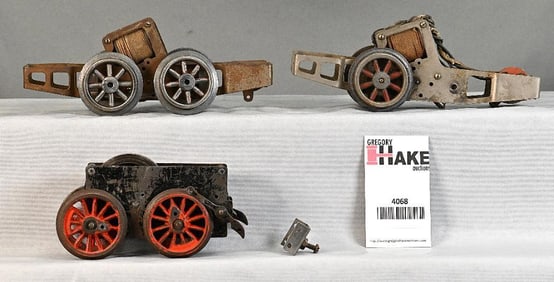 Lot of 3 Lionel and Ives Prewar Wide Gauge, Standard Gauge Frames and Motors