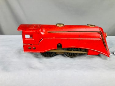 Lionel Prewar O Gauge 1509 Red Steam Locomotive from 1935 #1536 Mickey Mouse Circus Set