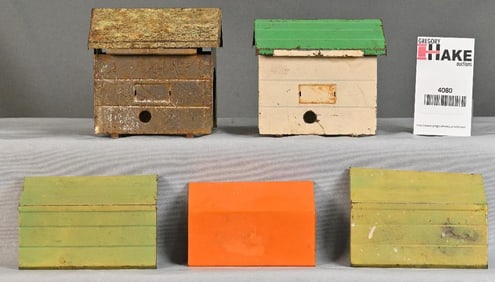 Lot of Lionel O Gauge Prewar Handcar Parts and Roofs