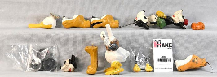 Lionel Prewar Donald Duck and Mickey Mouse Hand Car Parts