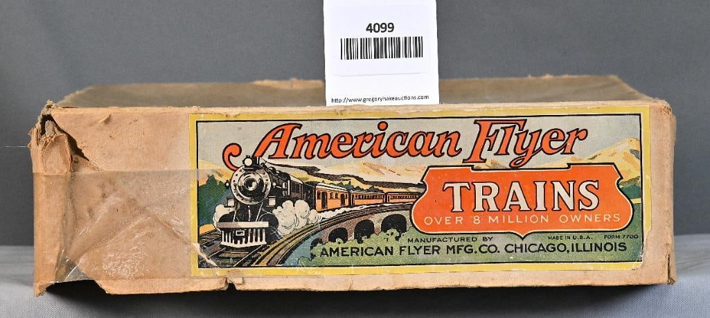 American Flyer Prewar O Gauge Boxed Litho Steam Passenger Set (1 of 9)