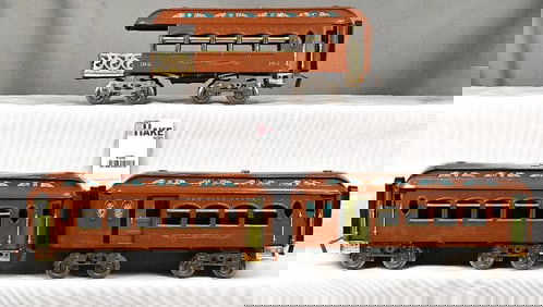 Lionel Prewar Standard Gauge 180, 181, and 182 Passeneger Cars