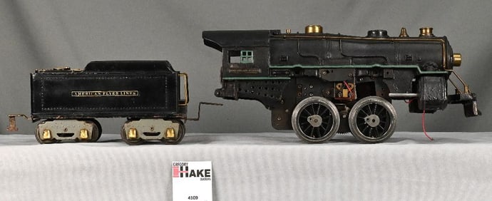 Ameican Flyer Wide Gauge 2-4-2 Steam Locomotive and Tender