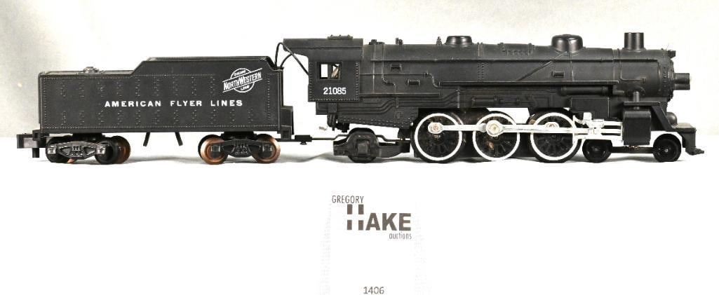 American Flyer 21085 Steam Locomotive and Tender: American Flyer 21085 Steam Locomotive and Tender, C8.