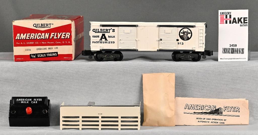 American Flyer 25018 Operating Milk Car w/ OB & Contents (1 of 8)