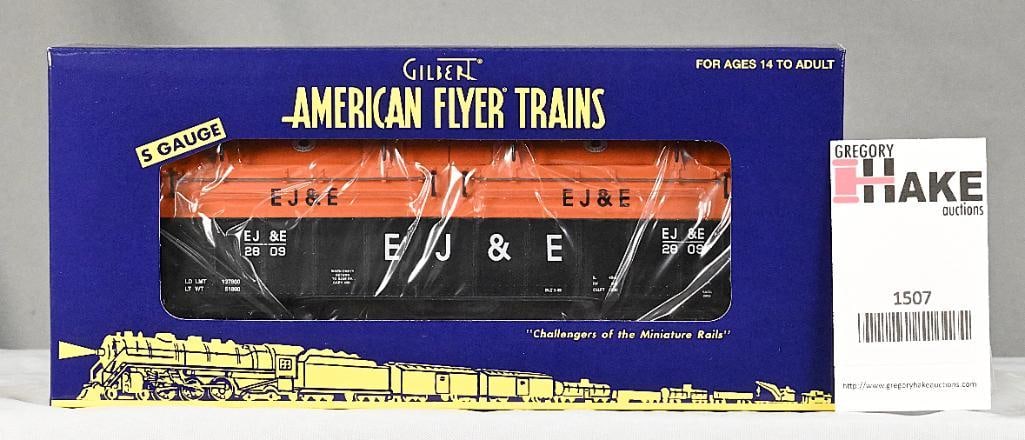 American Flyer 6-48284 EJ&E Gondola w/ Coil Covers 2009 NASG Car & OB: American Flyer 6-48284 EJ&E Gondola w/ Coil Covers 2009 NASG Car & OB, C9.
