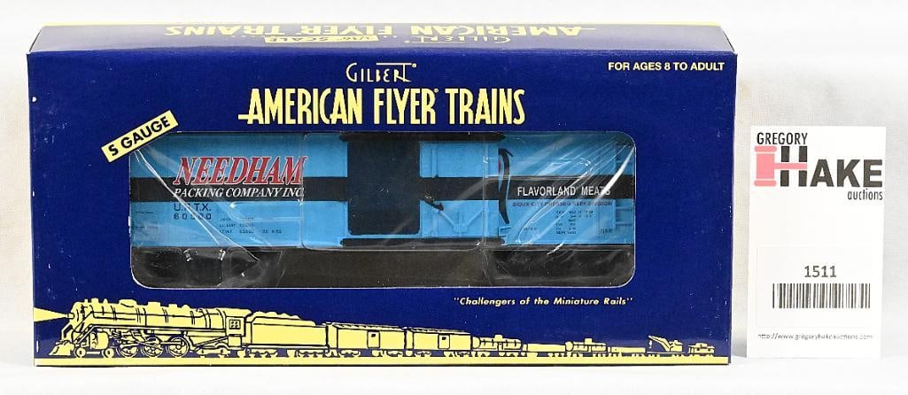 American Flyer 6-48815 Needham Reefer w/ OB: American Flyer 6-48815 Needham Reefer w/ OB, C9.