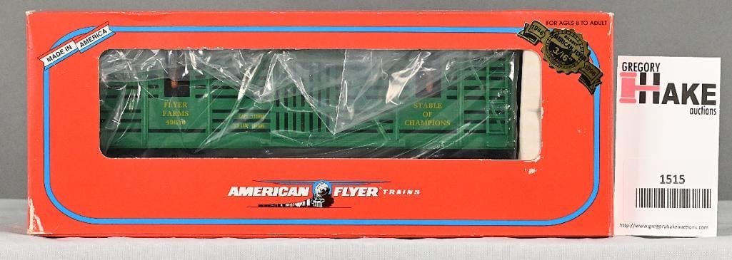 American Flyer 6-49010 Stable of Champions Horse Car w/ OB: American Flyer 6-49010 Stable of Champions Horse Car w/ OB, C9.