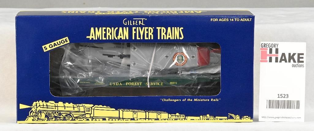 American Flyer  6-48272 TTOS Flat w/ Beechcraft Airplane & OB (1 of 2)