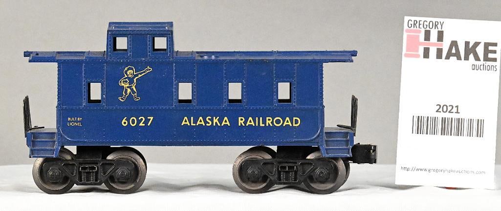 Lionel Postwar 6027 Alaska Caboose: Lionel Postwar 6027 Alaska Caboose, C7/8.