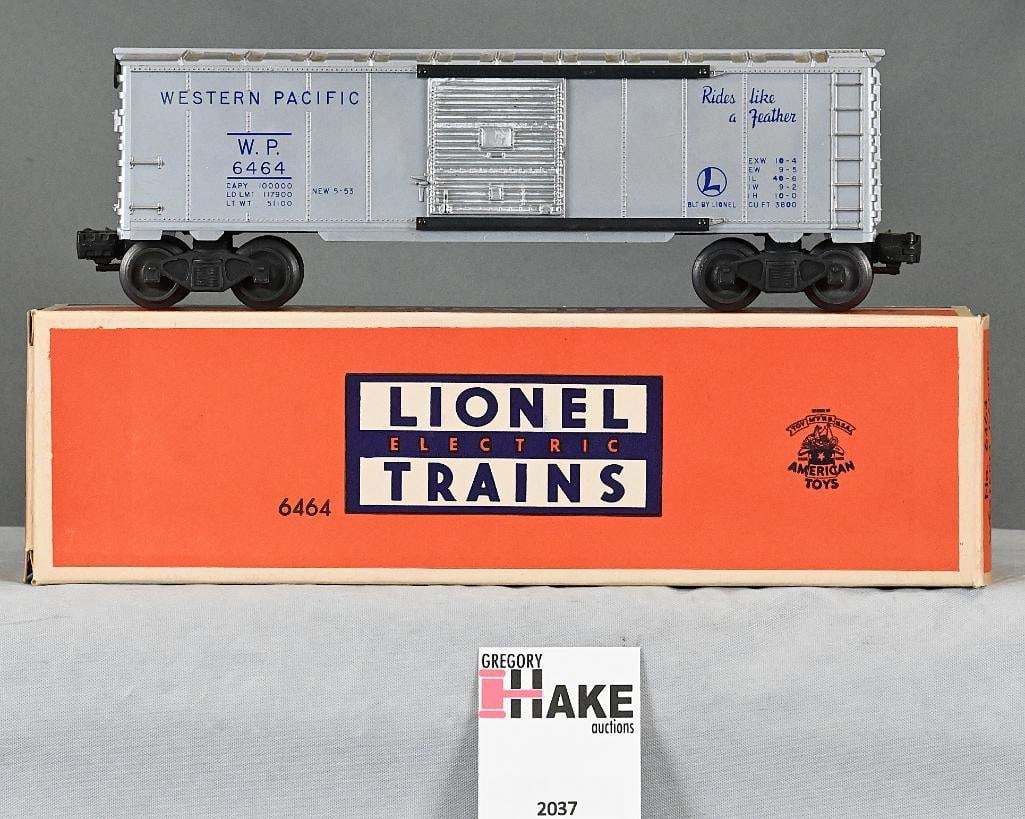Lionel Postwar 6464-1 Western Pacific Type 1 Boxcar w/ OB (1 of 6)