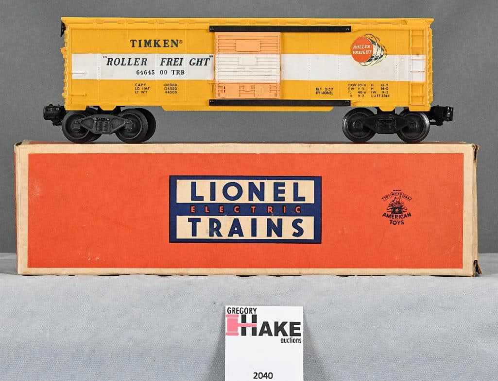 Lionel Postwar Early 6464-500 Timken Boxcar w/ OB (1 of 6)