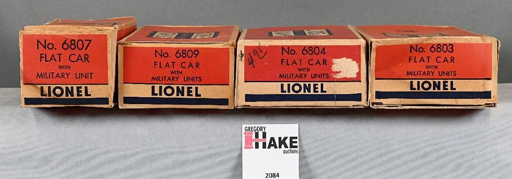 Group of Lionel Postwar Empty Boxes - 6803, 6804, 6807 & 6809 (1 of 2)