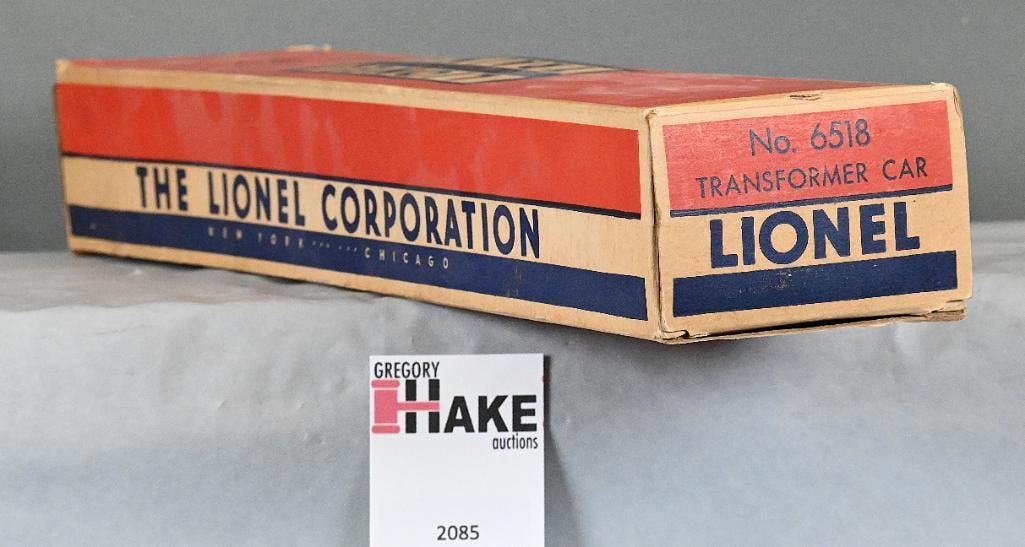 Lionel Postwar 6518 - 16 Wheel Transformer Car Empty Box (1 of 3)