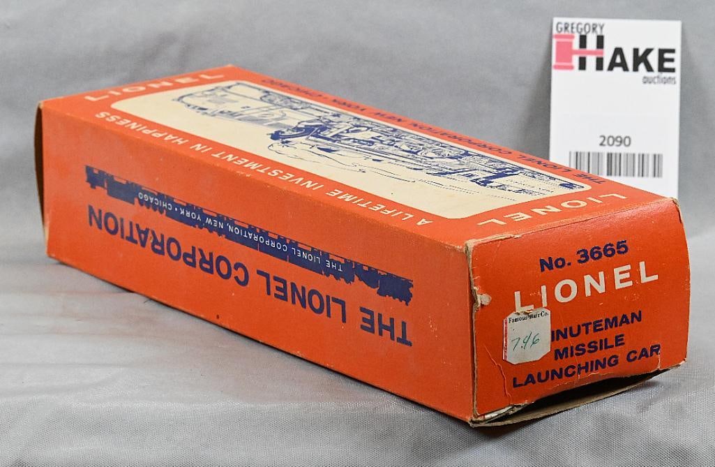 Lionel Postwar 3665 Minuteman Launcher Empty Box (1 of 2)