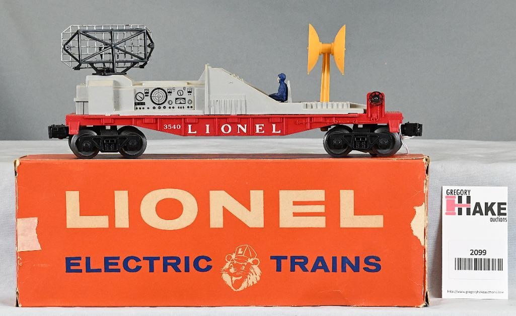 Lionel Postwar 3540 Operating Radar Scanning Scope Car w/ Original Box (1 of 6)