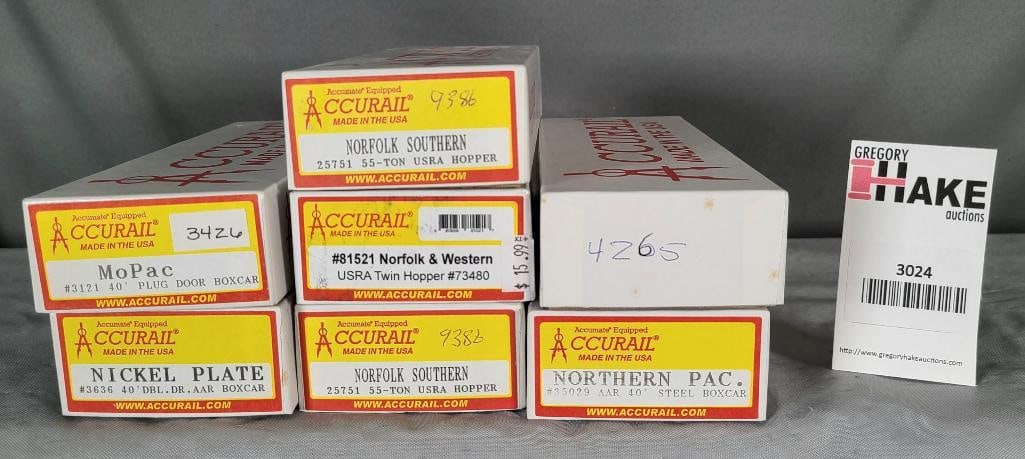 Accurail HO Guage Freight Cars (1 of 2)
