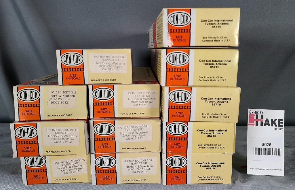 Con-Cor HO Guage Freight and Passenger Cars (1 of 3)