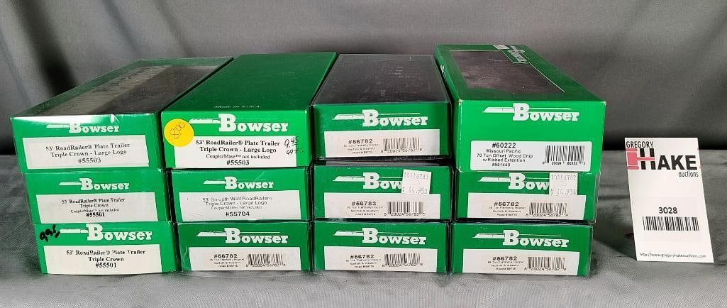 Bower HO Guage Freight Cars: Bower HO Guage Freight Cars 12 pcs