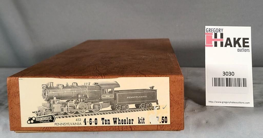Roundhouse HO Guage Engine #453 Pennsylvania, 4-6-0 Ten Wheeler Kit (1 of 2)