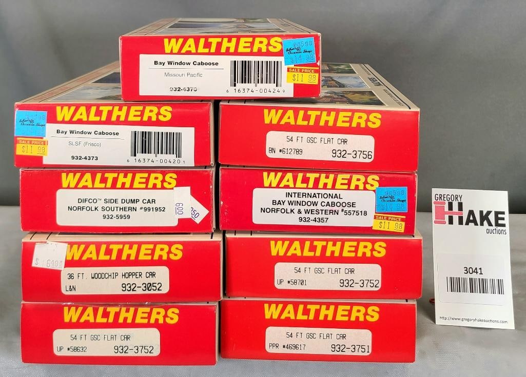 Walthers HO Guage Freight Cars: Walthers HO Guage Freight Cars 9 pcs