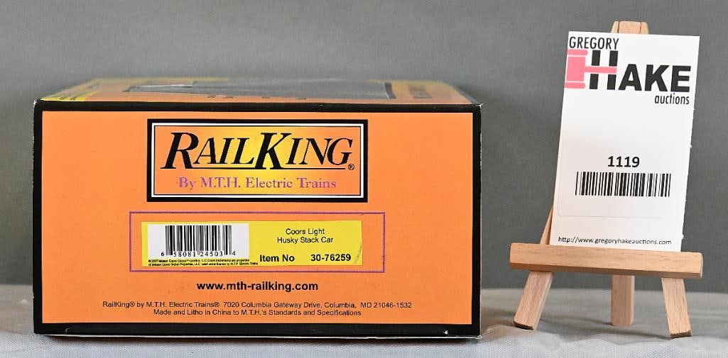 MTH 30-76259 Coors Light Husky Stack Car w/ OB (1 of 2)