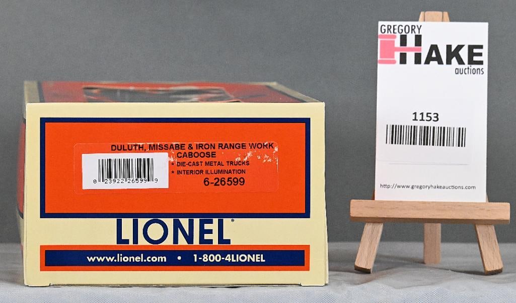 Lionel LTI 6-26599 Duluth Missabe & Iron Range Work Caboose w/ OB (1 of 2)
