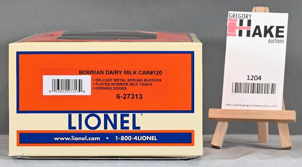 Lionel LTI 6-27313 Bowman Dairy Milk Car w/ OB: Lionel LTI 6-27313 Bowman Dairy Milk Car w/ OB, C8