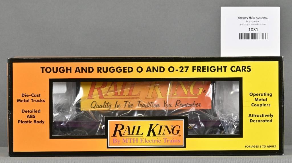 MTH 30-7699 MTH Flatcar with Billboard w/ OB: MTH 30-7699 MTH Flatcar with Billboard w/ OB, C10