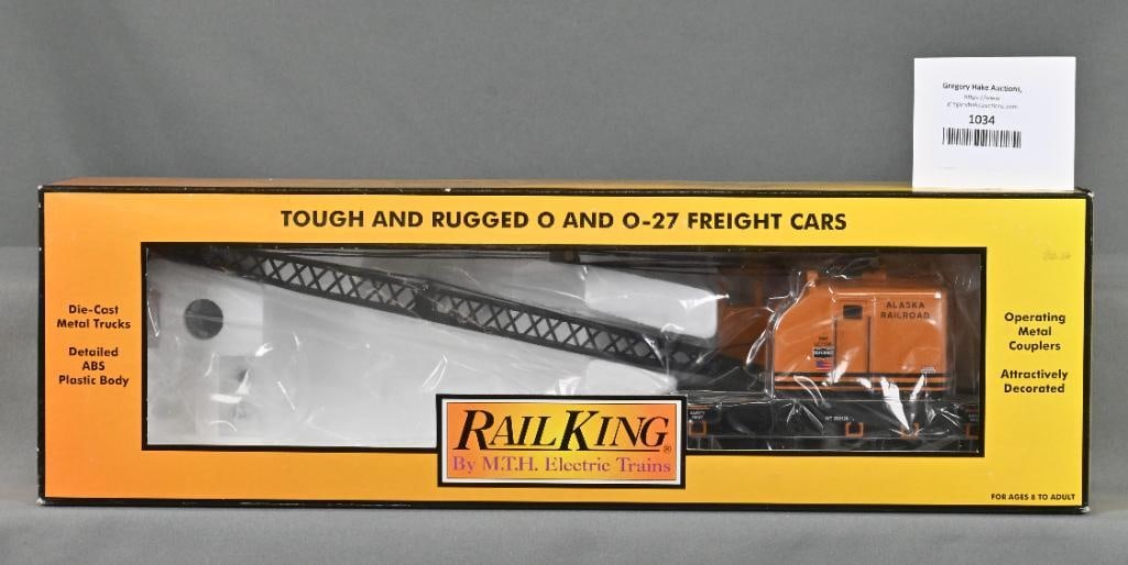 MTH 30-7966 Alaska American Crane w/ OB: MTH 30-7966 Alaska American Crane w/ OB, C10