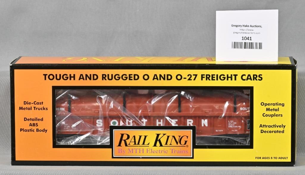 MTH 30-7232 Southern Gondola with cover w/ OB: MTH 30-7232 Southern Gondola with cover w/ OB, C10