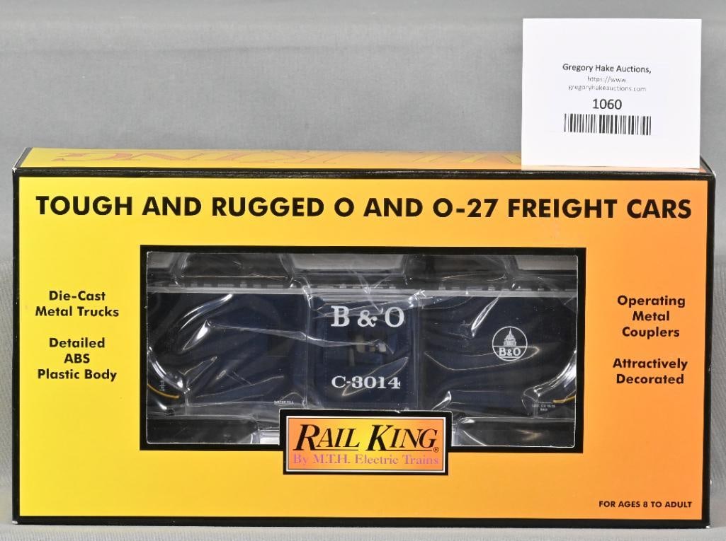 MTH 30-7750 Baltimore and Ohio Bay Window Caboose w/ OB: MTH 30-7750 Baltimore and Ohio Bay Window Caboose w/ OB, C10