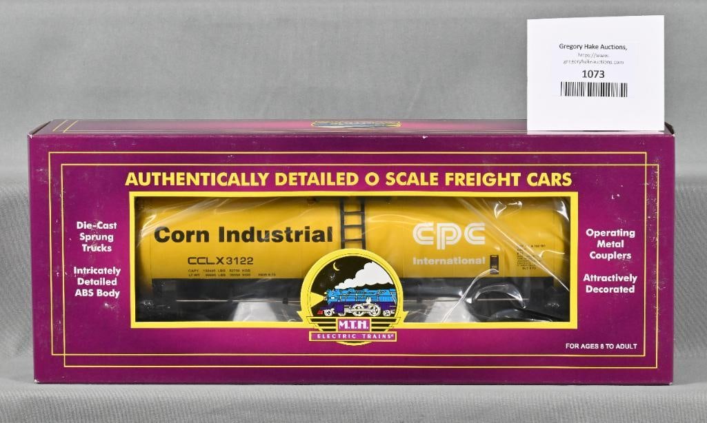 MTH 20-96101 Corn Industrial Tank Car w/ OB: MTH 20-96101 Corn Industrial Tank Car w/ OB, C10
