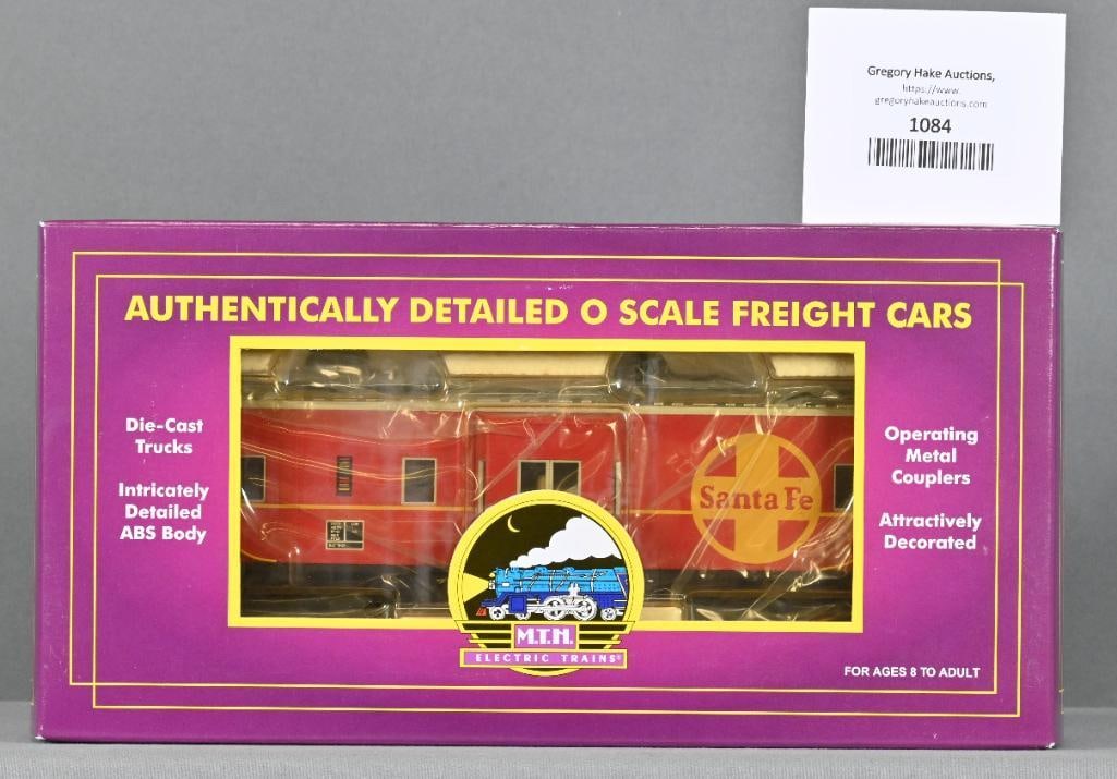 MTH 20-91097 Santa Fe Bay Window Caboose w/ OB: MTH 20-91097 Santa Fe Bay Window Caboose w/ OB, C10