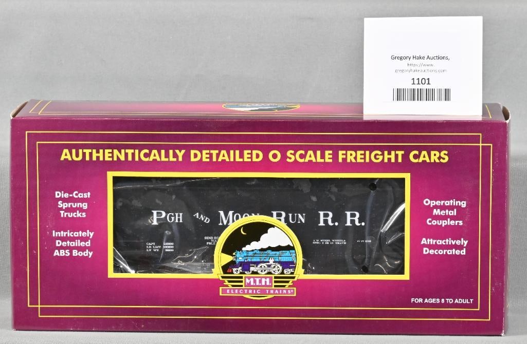 MTH 20-97487 Pittsburgh & Moon Run Hopper w/ OB: MTH 20-97487 Pittsburgh & Moon Run Hopper w/ OB, C10