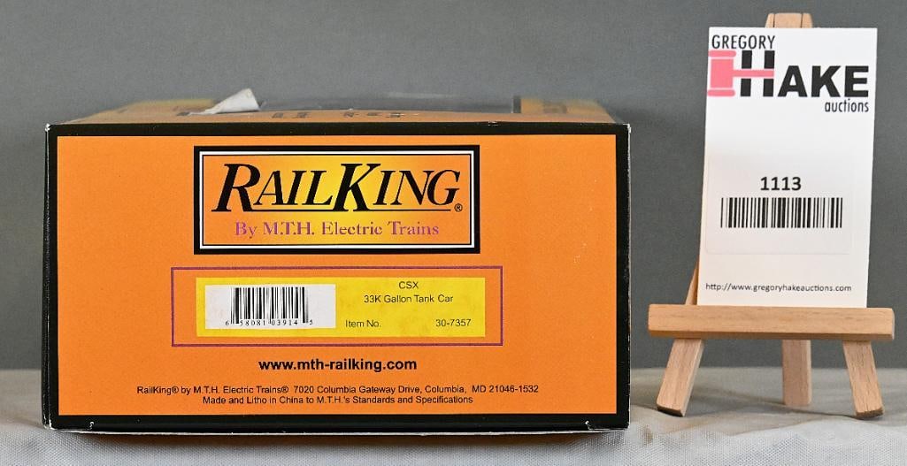 MTH 30-7357 CSX 33K Gallon Tank Car w/ OB (1 of 2)
