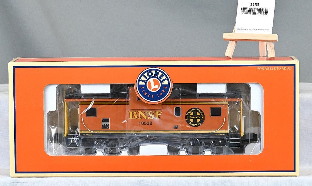 Lionel LTI 6-17628 BNSF Extended Vision Caboose w/ OB: Lionel LTI 6-17628 BNSF Extended Vision Caboose w/ OB, C10