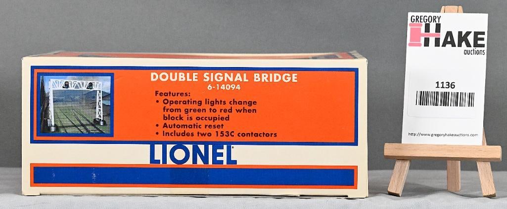 Lionel LTI 6-14094 Double Signal Bridge w/ OB: Lionel LTI 6-14094 Double Signal Bridge w/ OB, C10
