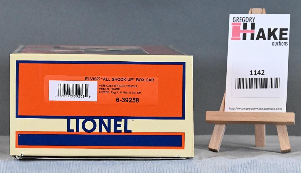 Lionel LTI 6-39258 Elvis All Shook Up Boxcar w/ OB: Lionel LTI 6-39258 Elvis All Shook Up Boxcar w/ OB, C10