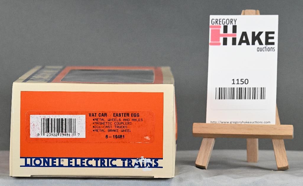 Lionel LTI 6-19481 Easter Egg Vat Car w/ OB: Lionel LTI 6-19481 Easter Egg Vat Car w/ OB, C10