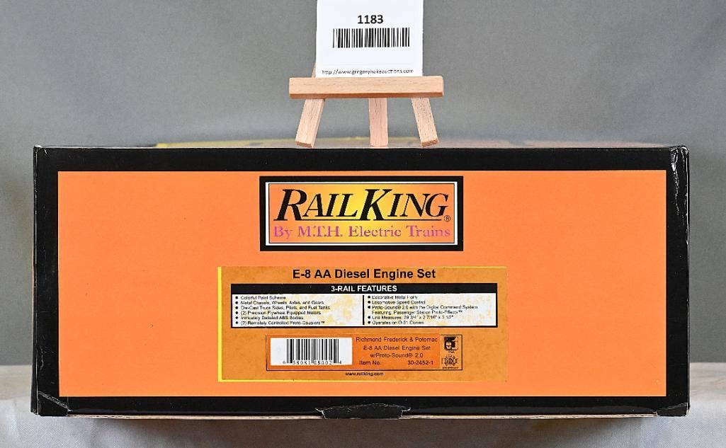 MTH 30-2452-1 Richmond Frederick & Potomac E8 AA Diesel Locos w/ Proto-Sound 2 & OB (1 of 4)