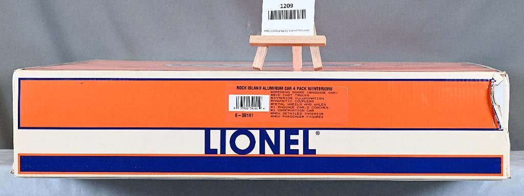 Lionel LTI 6-39141 Rock Island 4 Pack Aluminum Passenger Cars w/ Interiors & OB (1 of 3)
