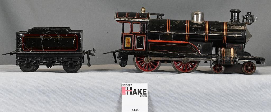 European One Gauge Electric 4-4-0 Steam Locomotive and Tender: European One Gauge Electric 4-4-0 Steam Locomotive and Tender, C6.