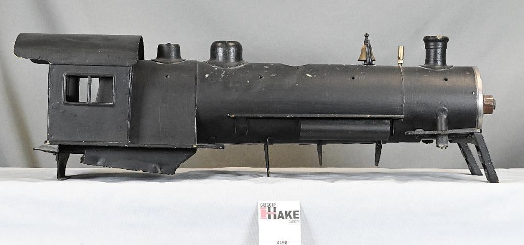 Buddy L Steam Locomotive Body with some trim: Buddy L Steam Locomotive Body with some trim, repainted to C7.