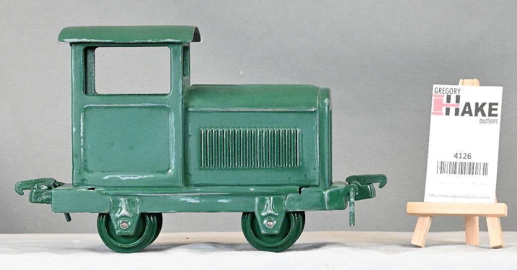 Buddy L Prewar Industrial Mining Locomotive: Buddy L Prewar Industrial Mining Locomotive, repainted to C7.