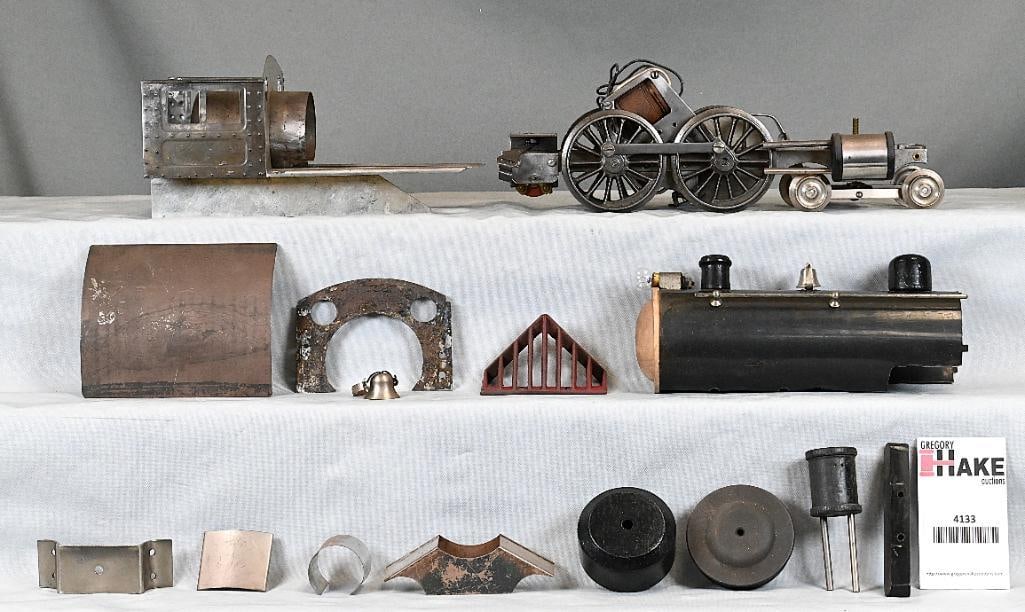 Lionel Standard Guage Early #6 Thin rim Steam Locomotive and parts (1 of 5)