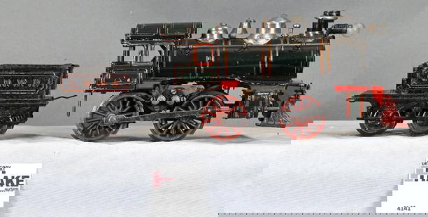 Karl Bub Neurenberg European One Guage Electric Steam Locomotive with Tender: Karl Bub Neurenberg European One Gauge Electric Steam Locomotive with Tender, C6/C7.
