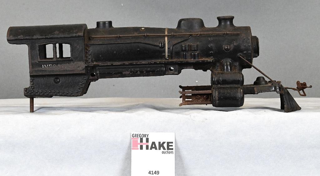 Ives Wide Gauge 1129 Steam Locomotive Body, As-Is. Original paint and lettering: Ives Wide Gauge 1129 Steam Locomotive Body, As-Is. Original paint and lettering, C5/6.