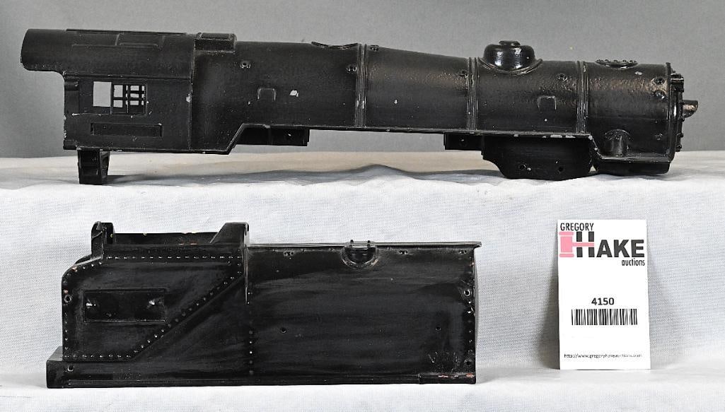American Flyer Wide Gauge Steam Locomotive and Tender Shells: American Flyer Wide Gauge Steam Locomotive and Tender Shells, Repainted, C6